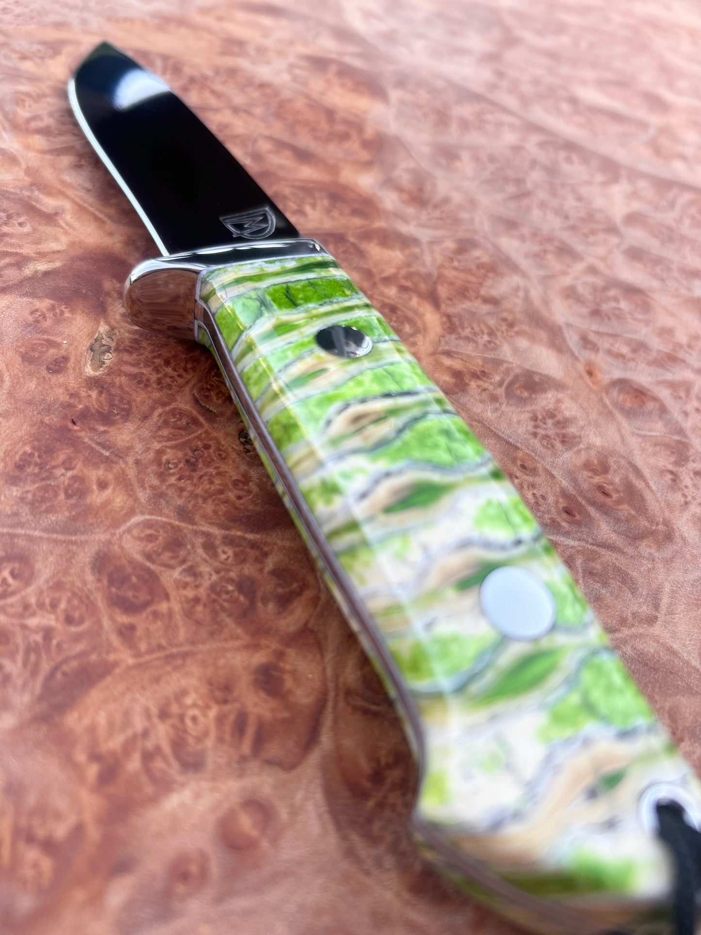 Drop Point Hunter (stabilized mammoth molar)