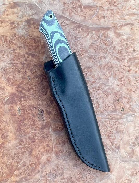 Drop Point Hunter (carbon fiber and white G10)