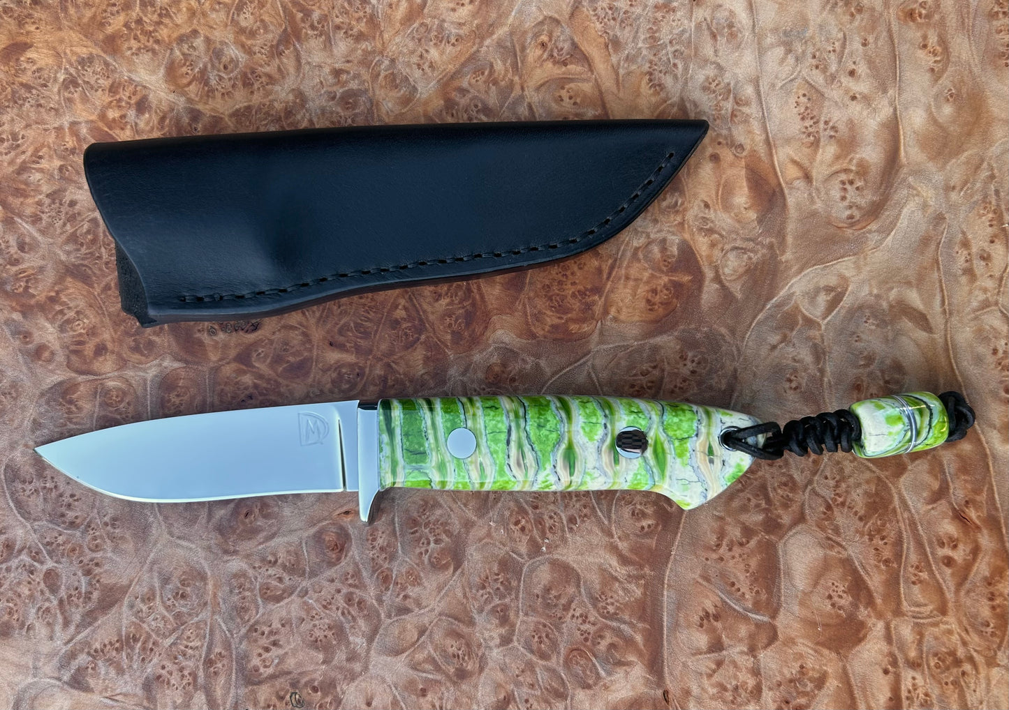 Drop Point Hunter (stabilized mammoth molar)