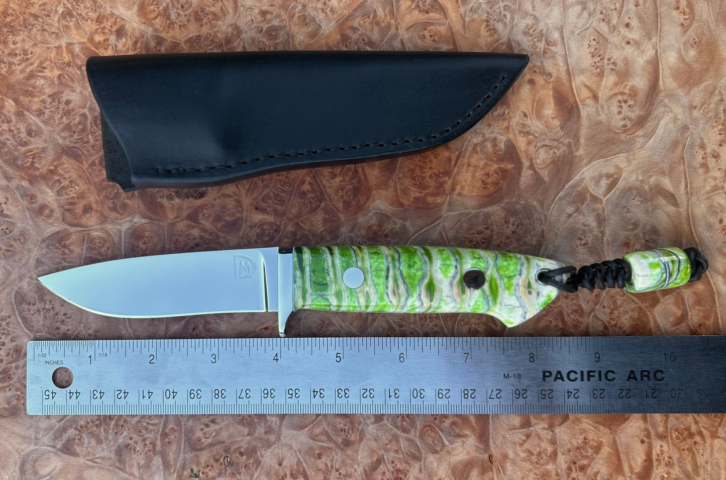 Drop Point Hunter (stabilized mammoth molar)